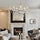 Lustre classique de luxe en cristal pour bougie