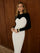 Color Block Sweater Slim Dress