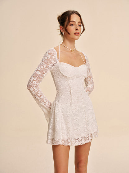 Corset Lace Halter Dress
