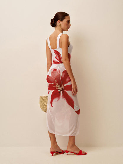 Body estilo corsé con cubierta drapeada