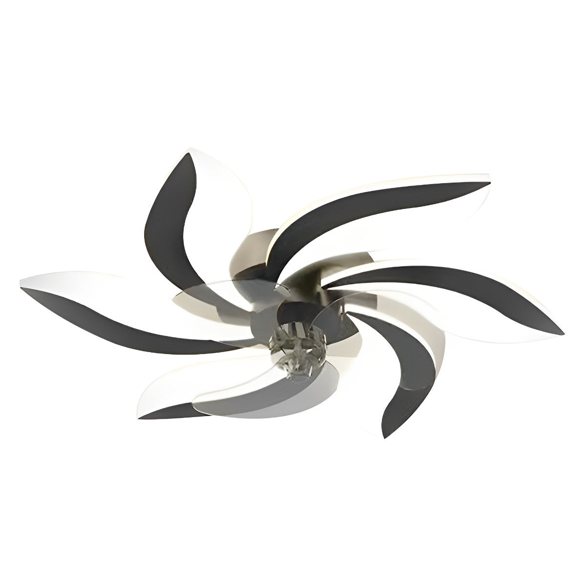 Creative Flower Shaped Three Step Dimming LED Ceiling Fan Lights Chandelier