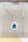 Serene Drop 2 Carat Moissanite Teardrop Necklace