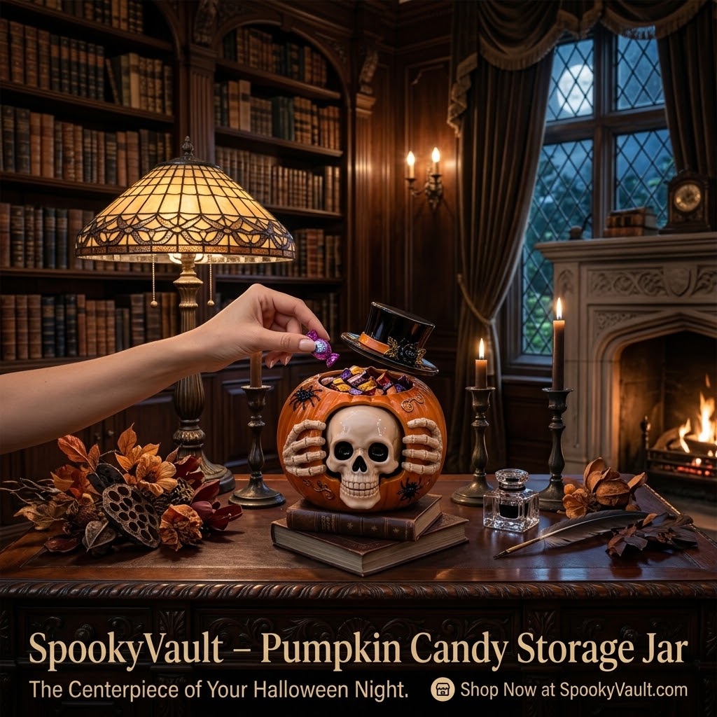 SpookyVault – Pumpkin Candy Storage Jar
