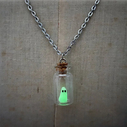Radiant Ghost Charm Necklace – Ventayo