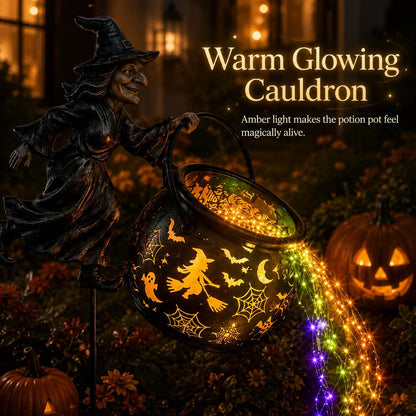 ShadowGlow – Halloween Witch Garden Light