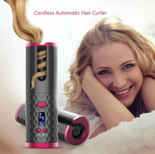 Cordless Automatic Hair Curler for Women – USB Rechargeable, Easy-to-Use, Tangle-Free Styling Tool