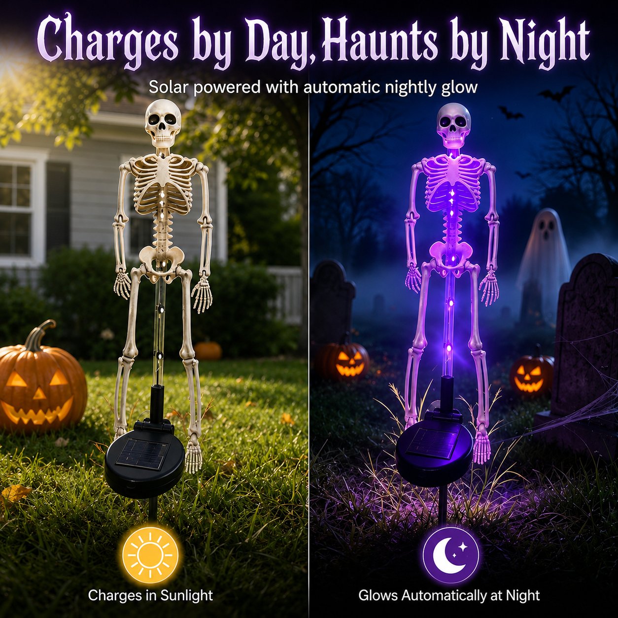 NightFright – LED Skeleton Yard Decor