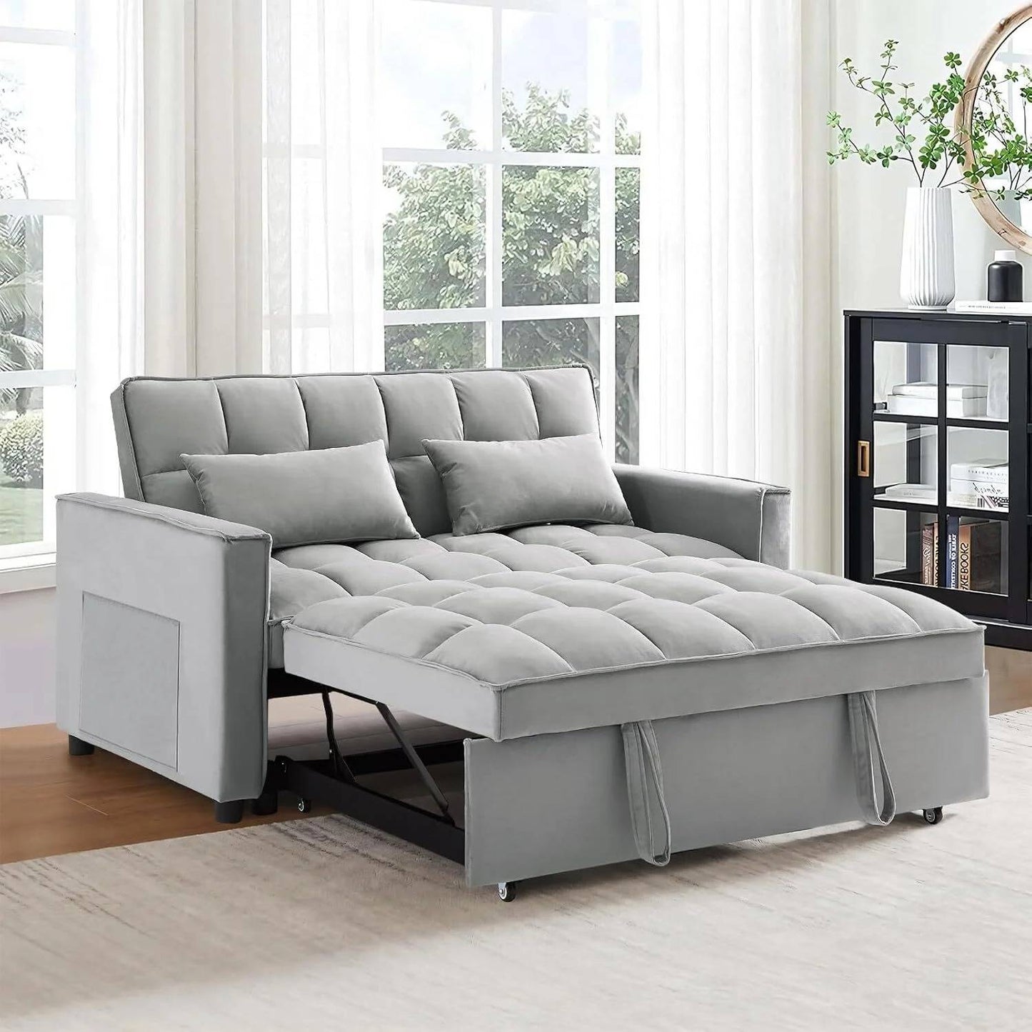 Pull-Out Sleeper Sofa Bed