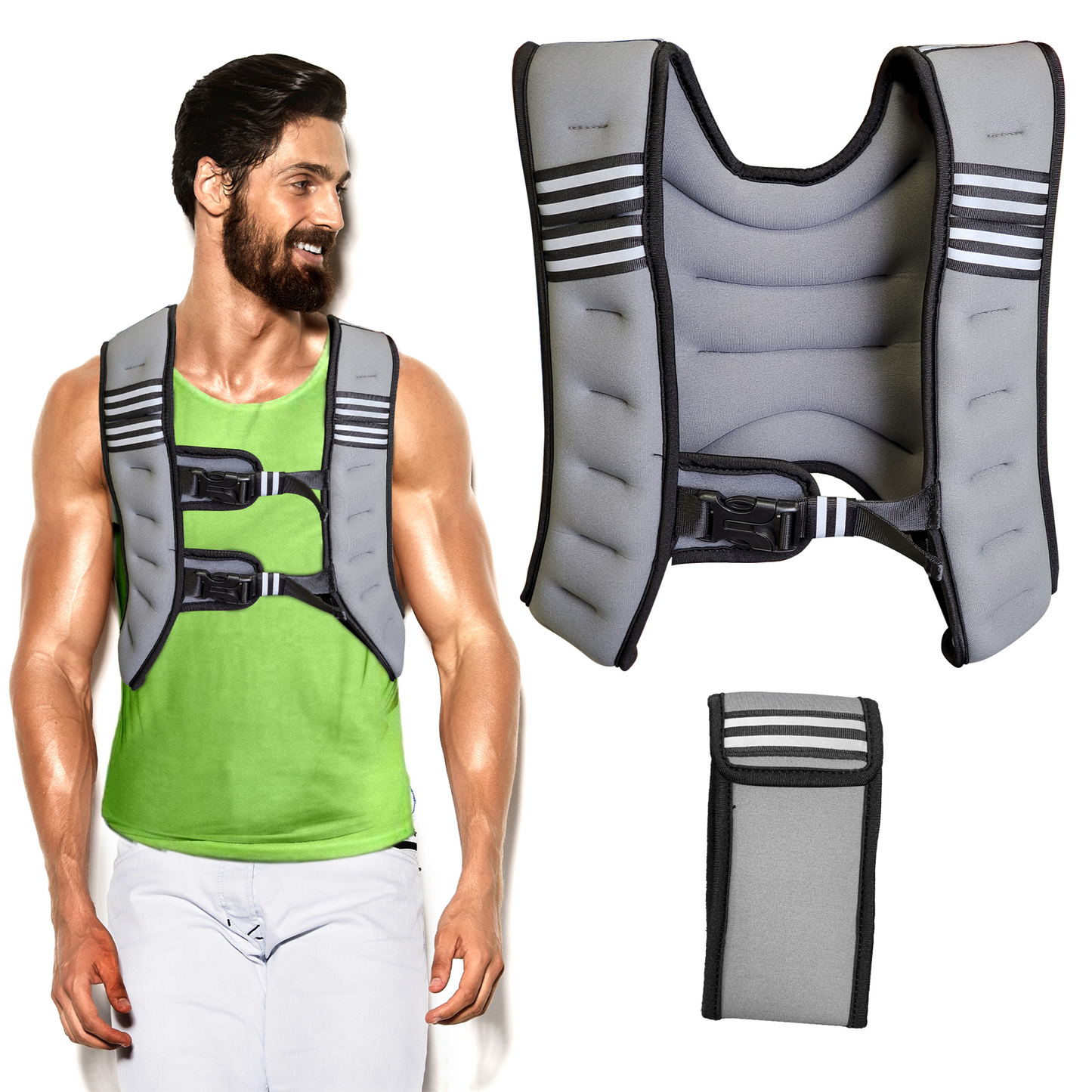 20lbs Unisex Weighted Vest for Sports Training