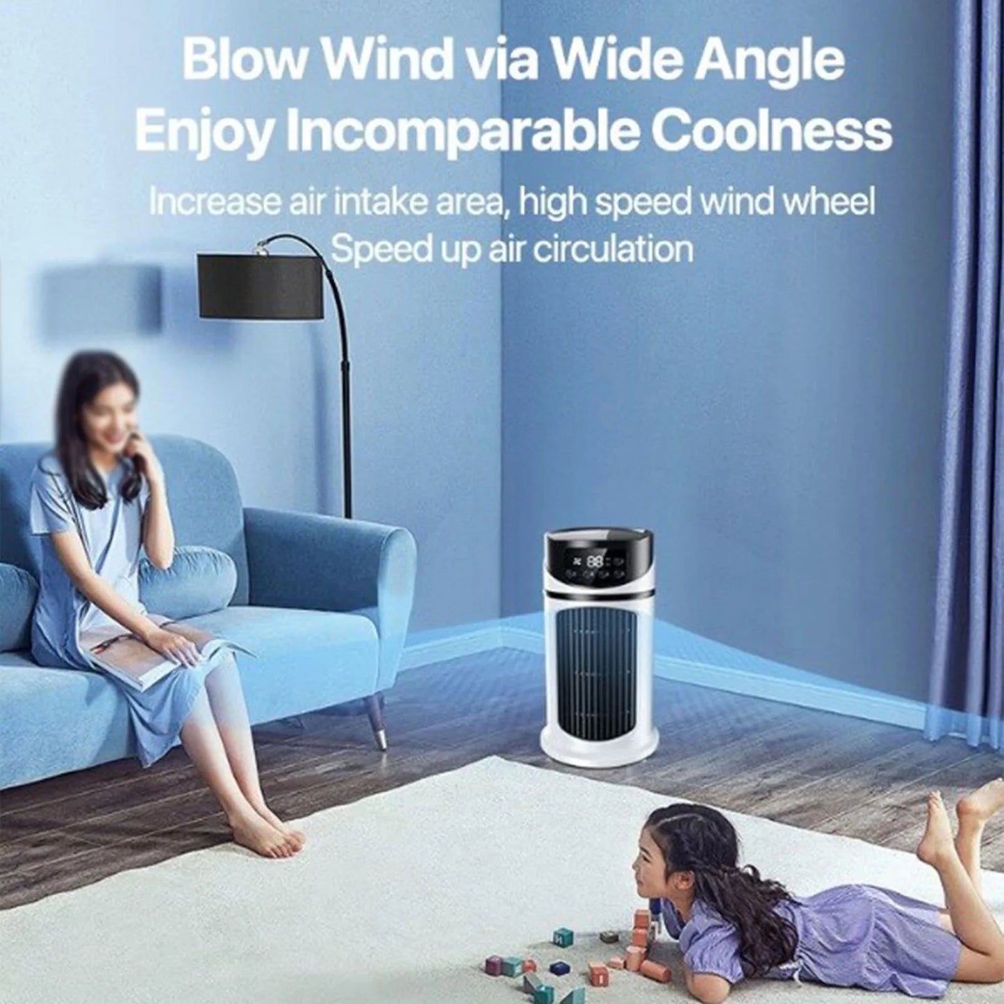 Portable Air Conditioner for Home & Office – 3-in-1 Mini AC Fan