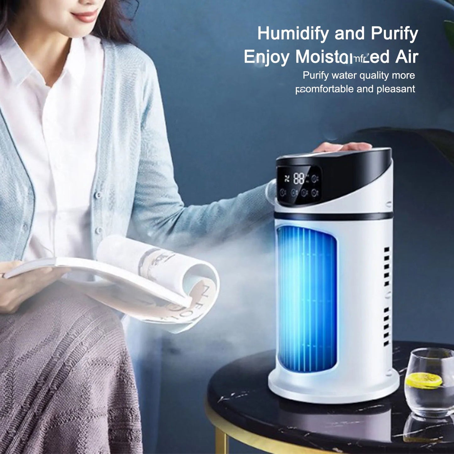 Portable Air Conditioner for Home & Office – 3-in-1 Mini AC Fan