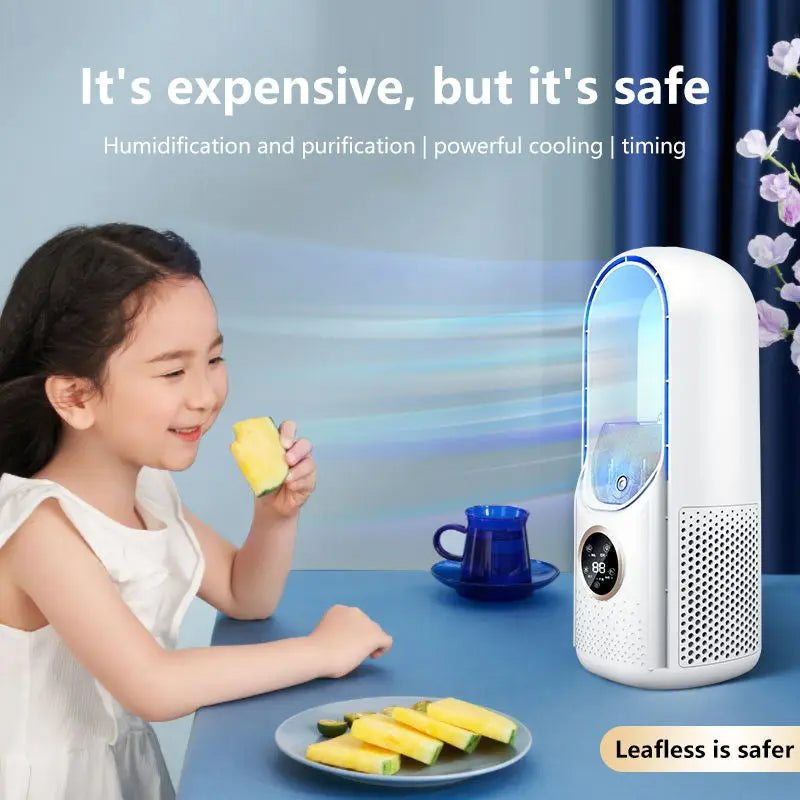 Bladeless Portable Air Conditioner with LED Display