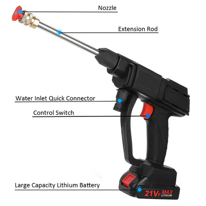 Cordless High Pressure Washer with 2 Batteries | Ventayo