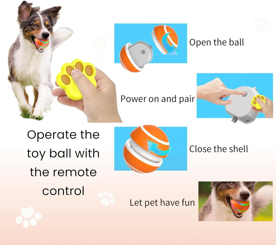 Interactive Dog and Cat Ball Toy | Ventayo