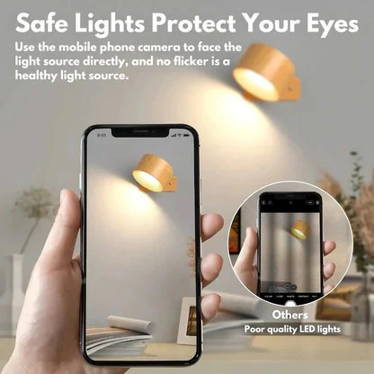 Rechargeable Wall Light with 360° Rotation | Ventayo
