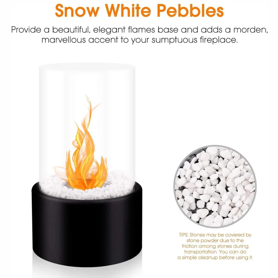 Mini Portable Glass Tabletop Fireplace | Ventayo