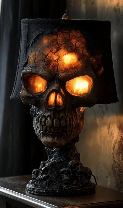 Skull-Shaped Lava Stone Lamp – Ventayo