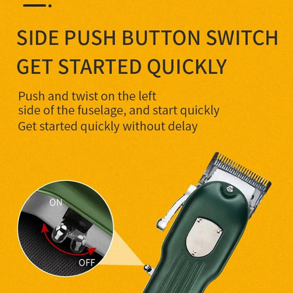 Dog Hair Clipper with Metal Housing – Rechargeable, Pro-Grade Pet Grooming Kit