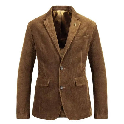 Heren Klassieke Corduroy Blazer