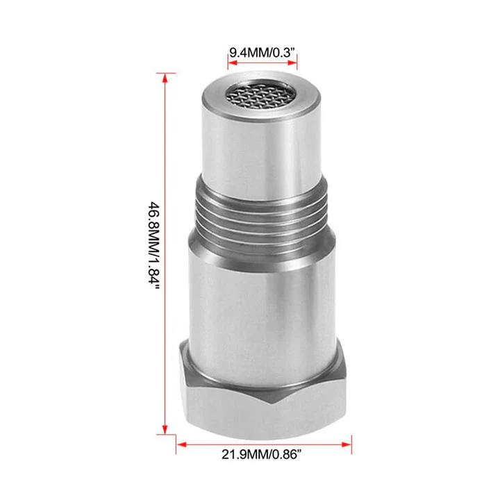 Bil O2-sensoradapter CEL, fikse sjekk motorlys M18*1.5