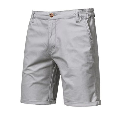 Mens Cotton Chino Shorts With Pockets