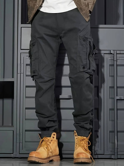 Functional Tactical Jogger Pants For Outdoor And Streetwear