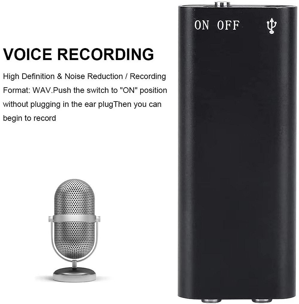 Mini Hidden Voice Recorder Device
