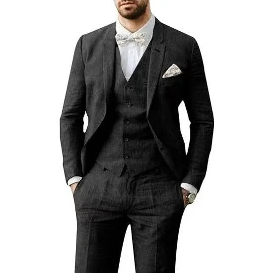 Men's Casual Linen Suits