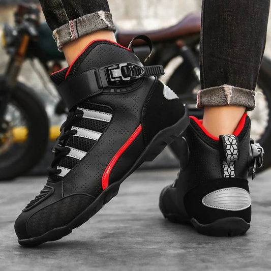 Men's Motorcycle Sneaker Boots