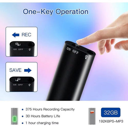 Mini Hidden Voice Recorder Device