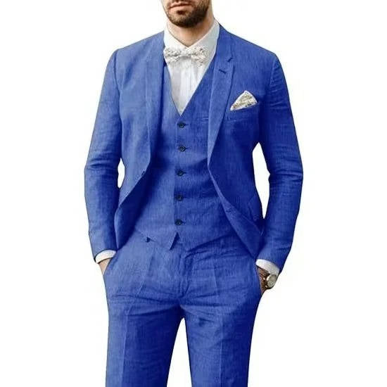 Men's Casual Linen Suits