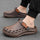 Men's Casual Clogs Slip On Comfort Shoes Adjustable Strap