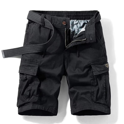 Men Summer New Multi Pockets Cotton Cargo Shorts