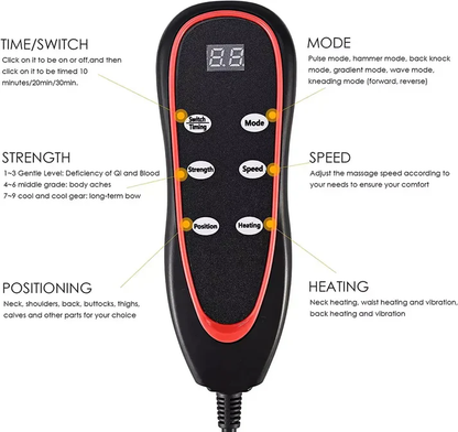 Shiatsu massagematta med värme