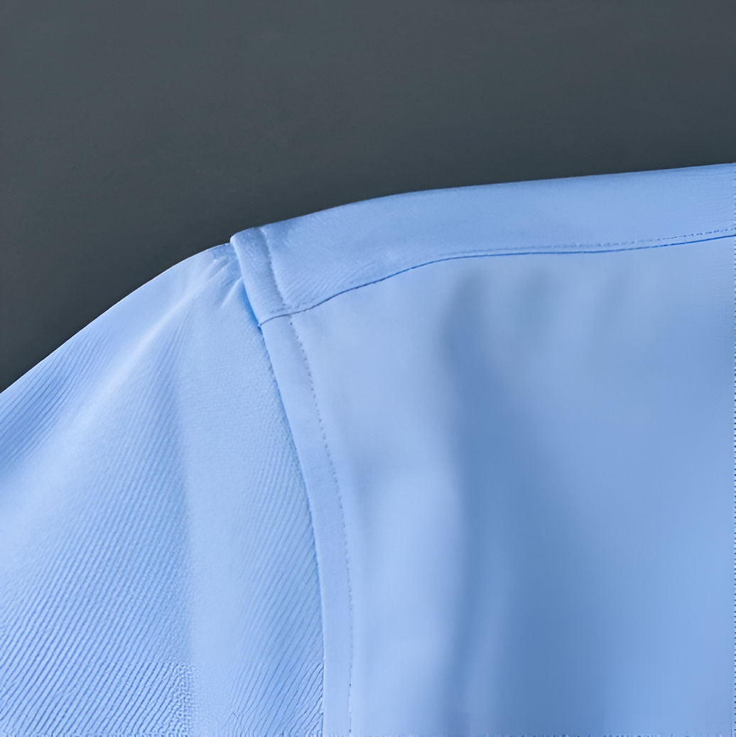 Men's Long Sleeve Dress Shirts Without Pockets