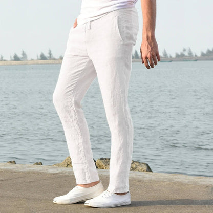 Men's Breathable Lightweight Linen Pants