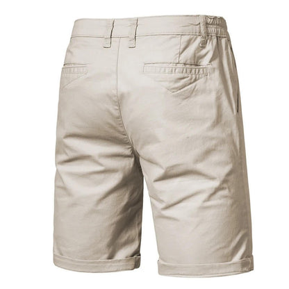Mens Cotton Chino Shorts With Pockets