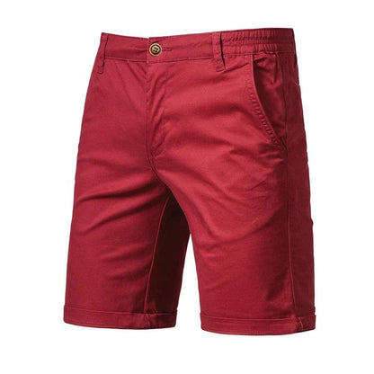 Mens Cotton Chino Shorts With Pockets