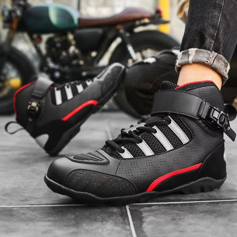 Men's Motorcycle Sneaker Boots