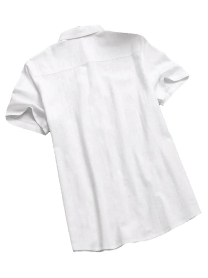 Men's Summer Linen Shirt - Light And Breathable