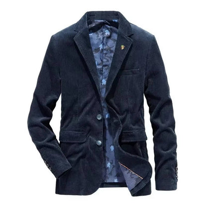Heren Klassieke Corduroy Blazer