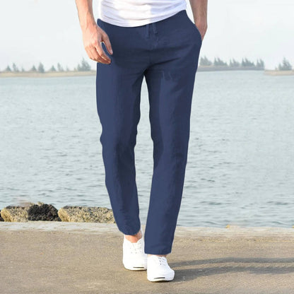 Men's Breathable Lightweight Linen Pants