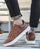 Men's Leather Low-Top Sneakers