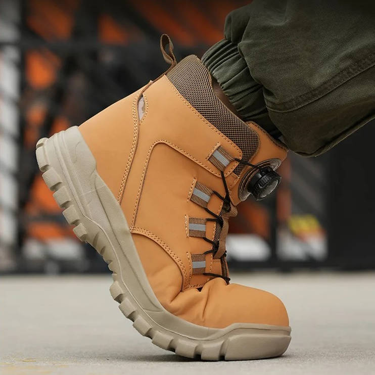 Mens Indestructible Steel Toe Construction Safety Boots