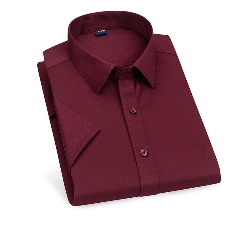 Men's Long Sleeve Dress Shirts Without Pockets