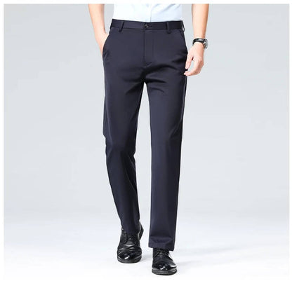 Herren Leichte Stretch Schlanke Passform Anzughose