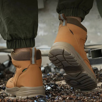 Mens Indestructible Steel Toe Construction Safety Boots