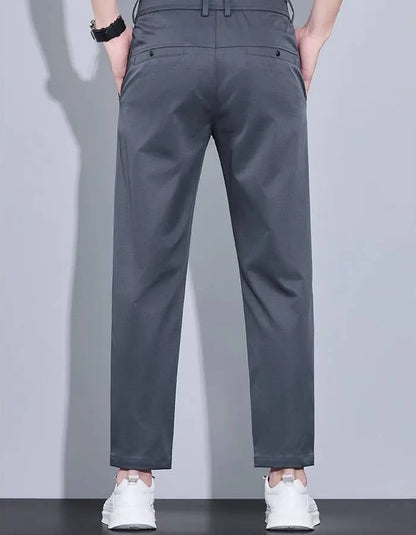 Ankle Straight Fit Pants For Men