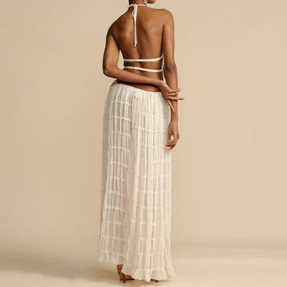 Boho Backless Maxi Summer Dress