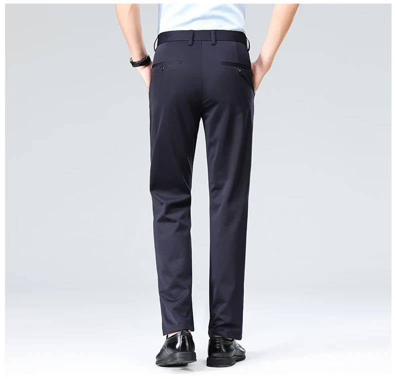 Herren Leichte Stretch Schlanke Passform Anzughose